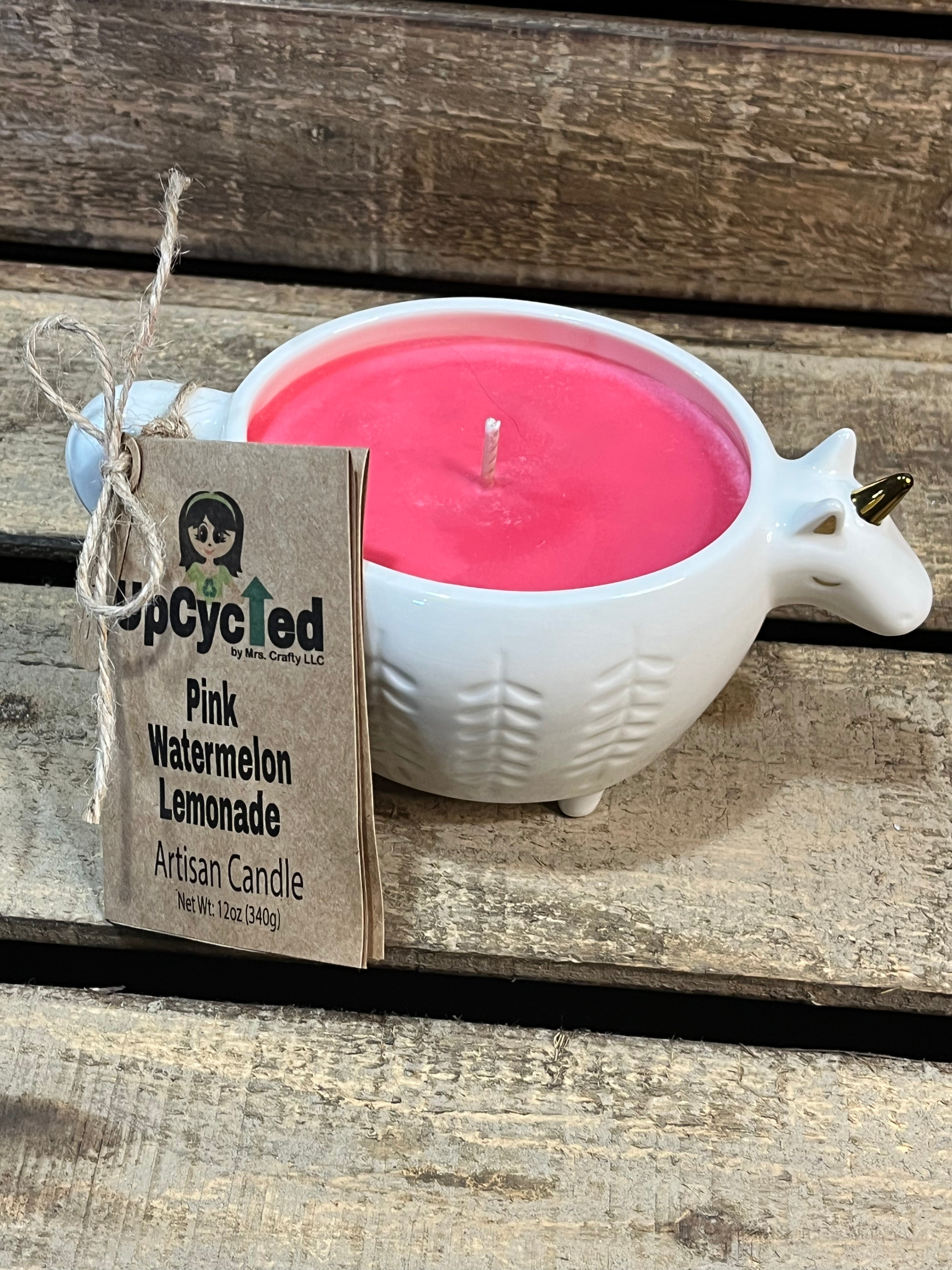 Pink Watermelon Lemonade Candle - 12 OZ (Unicorn Mug)