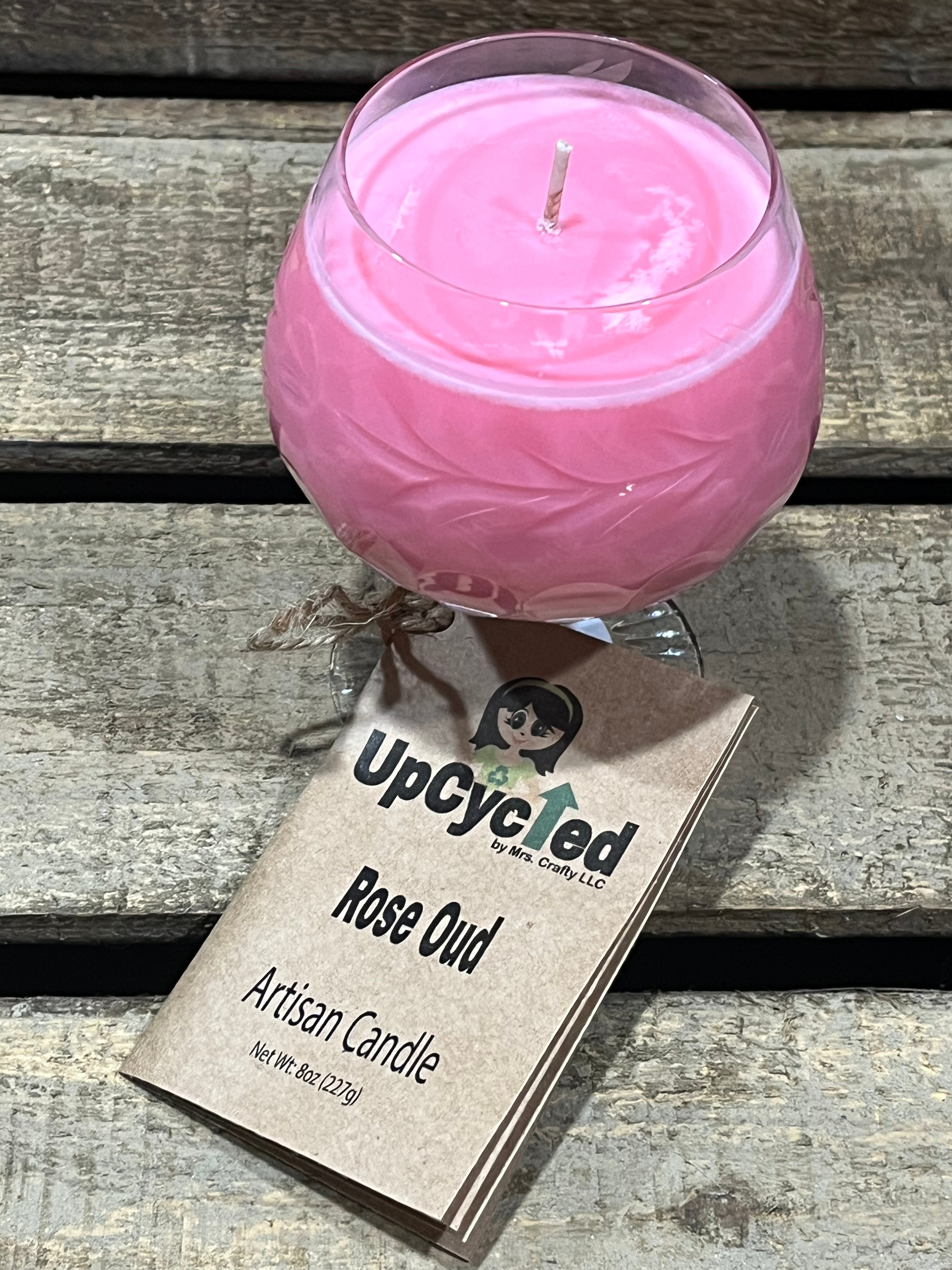 Rose Oud Candle - 8 OZ