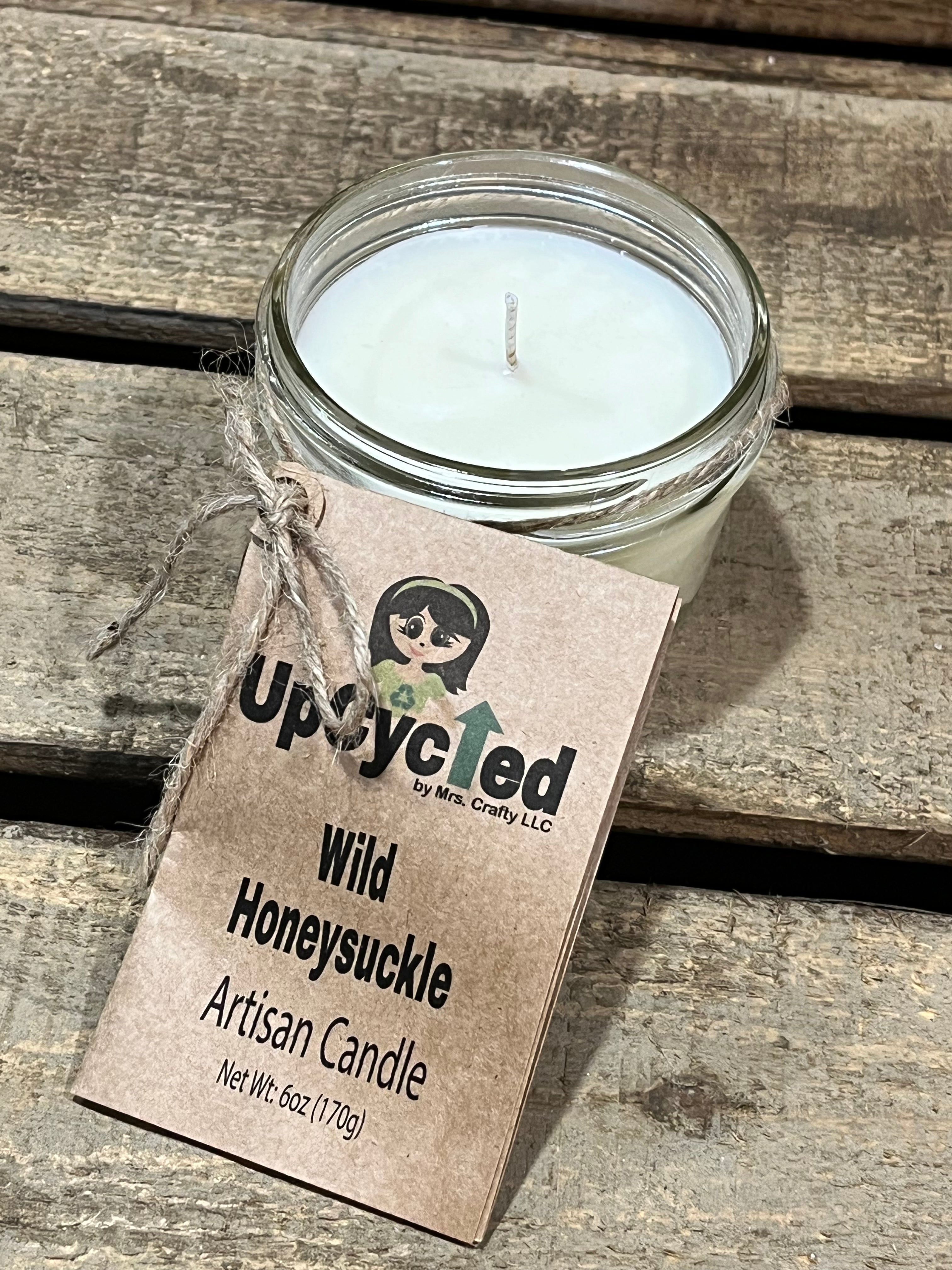 Wild Honeysuckle Candle - 6 OZ  (Short and Wide Container)