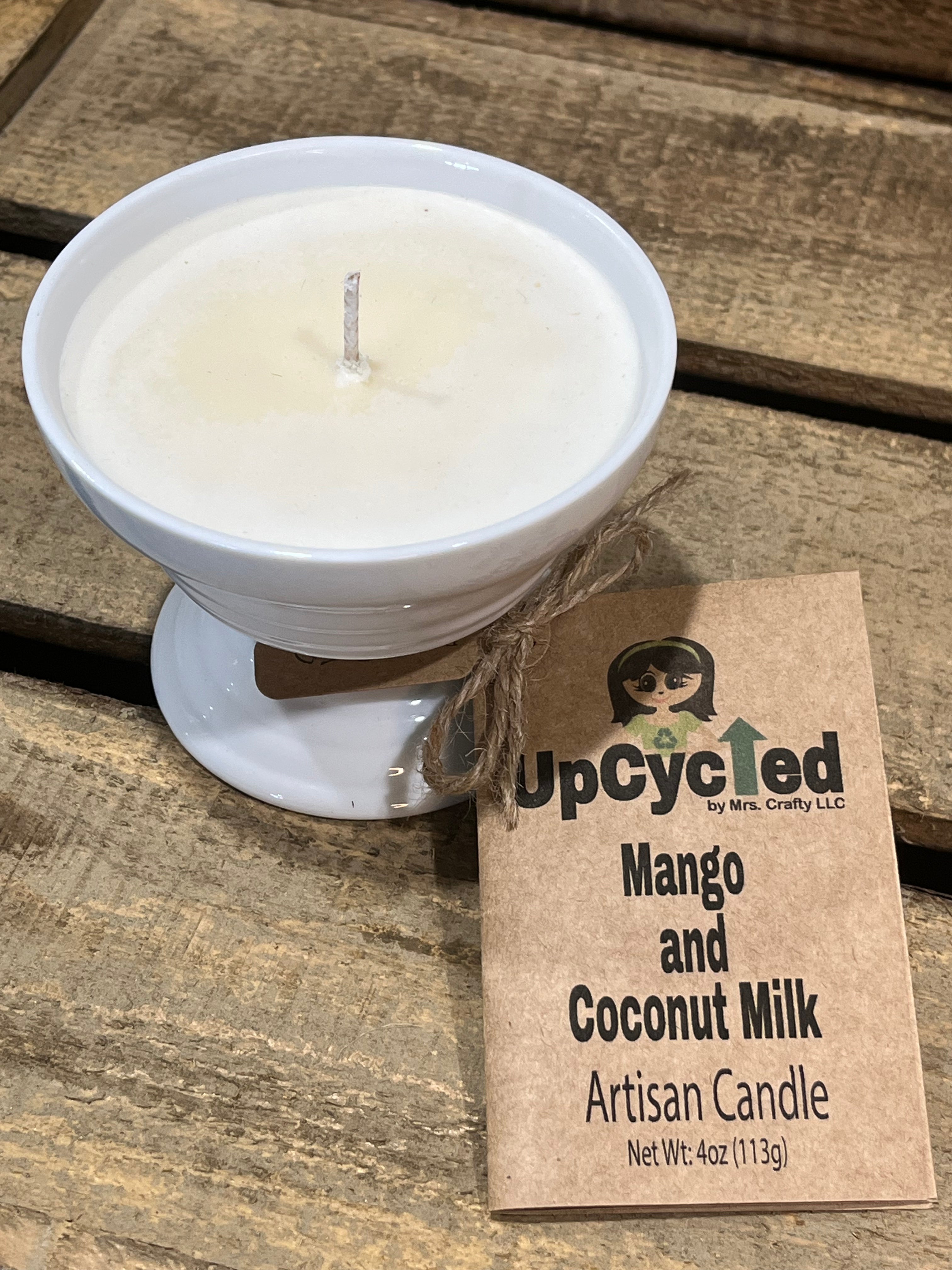 Mango and Coconut Milk Candle - 4 OZ