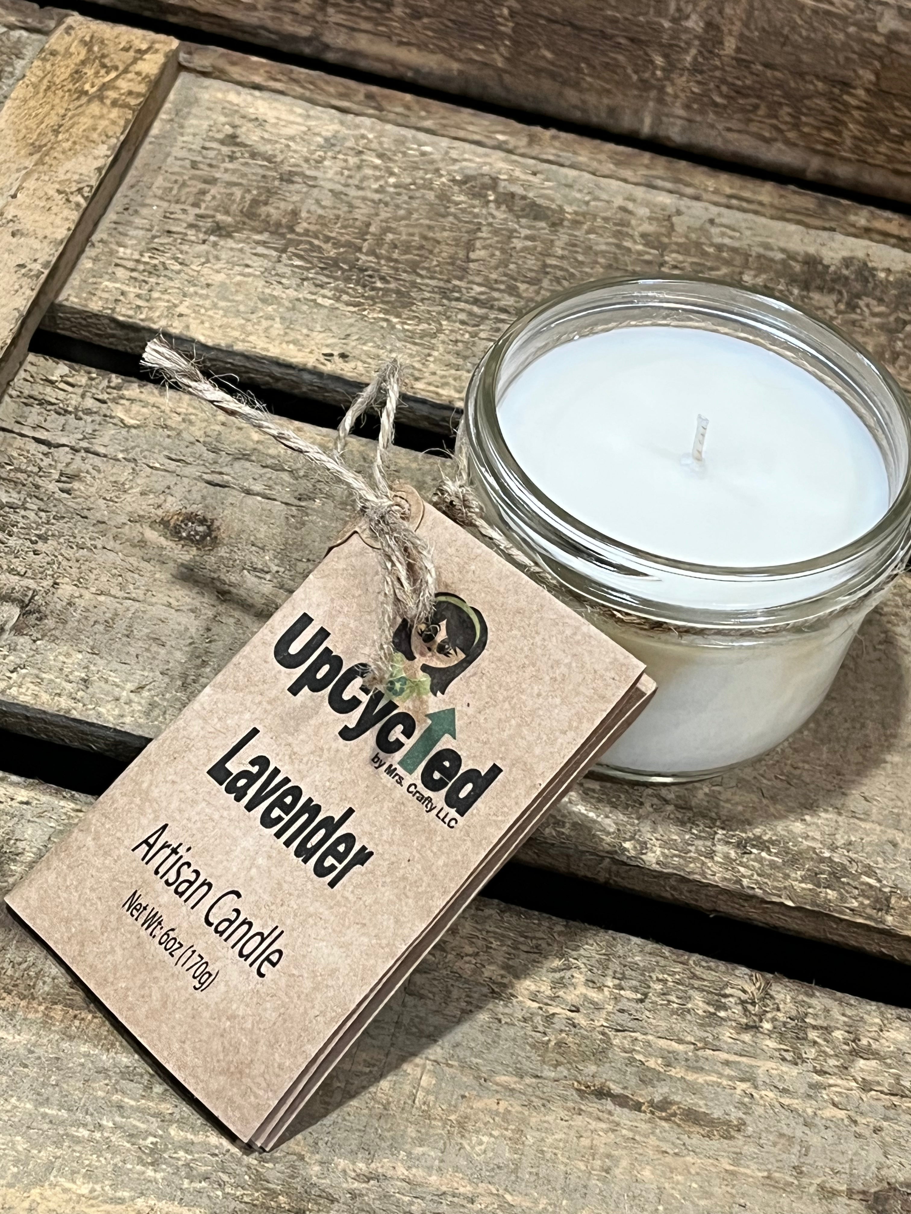 Lavender Candle - 6 OZ  (Short and Wide Container)