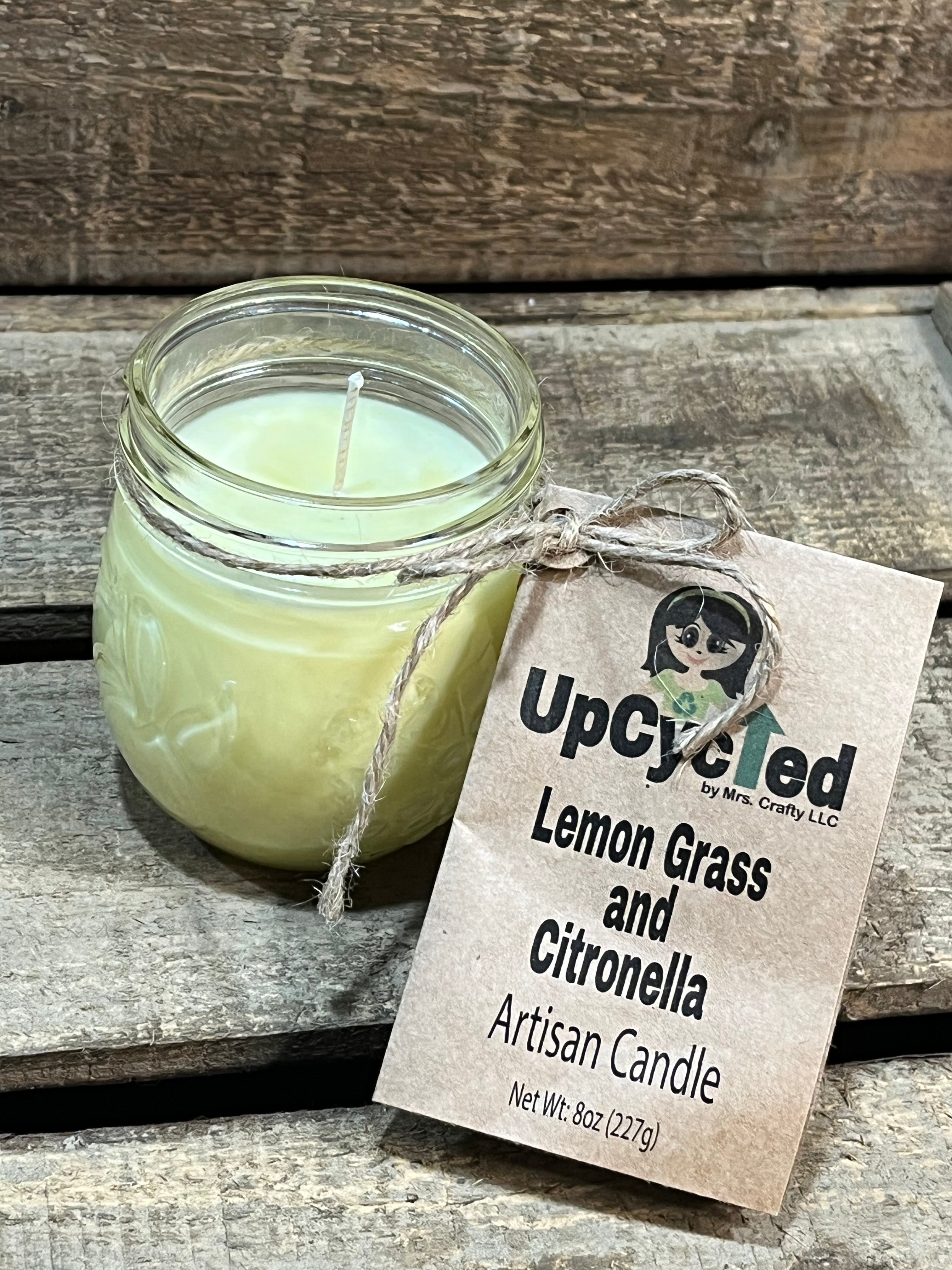 Lemon Grass and Citronella Candle - 8 OZ