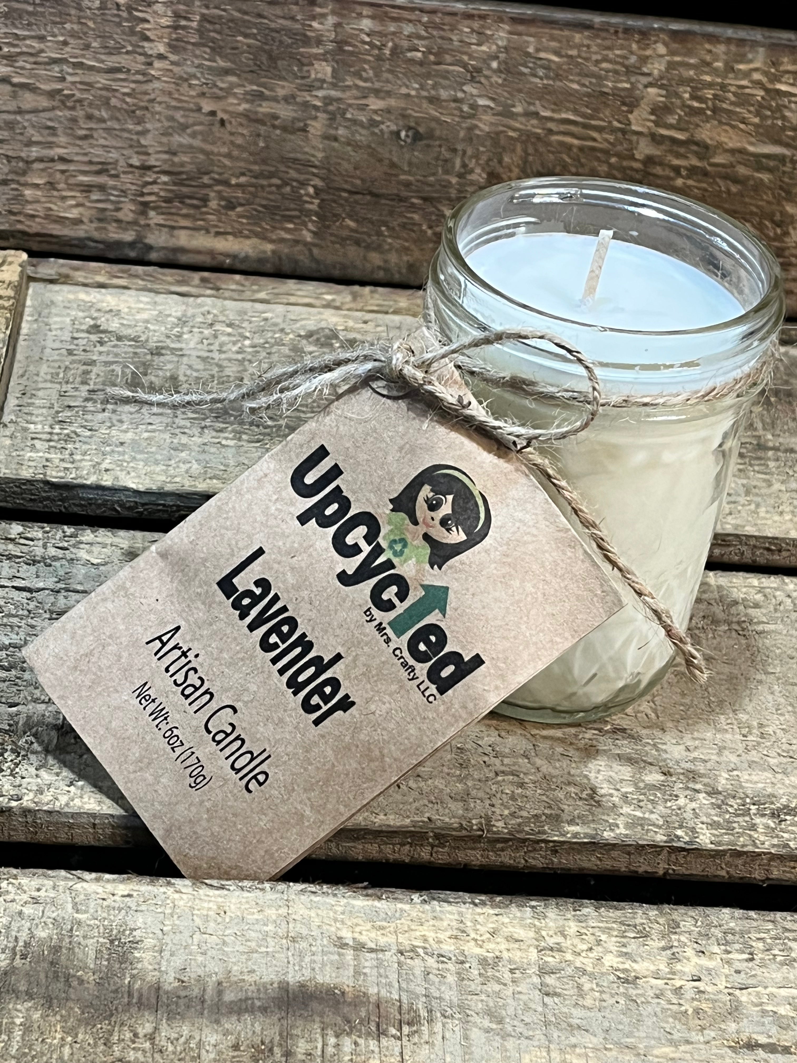 Lavender Candle - 6 OZ  (Tall and Skinny container)