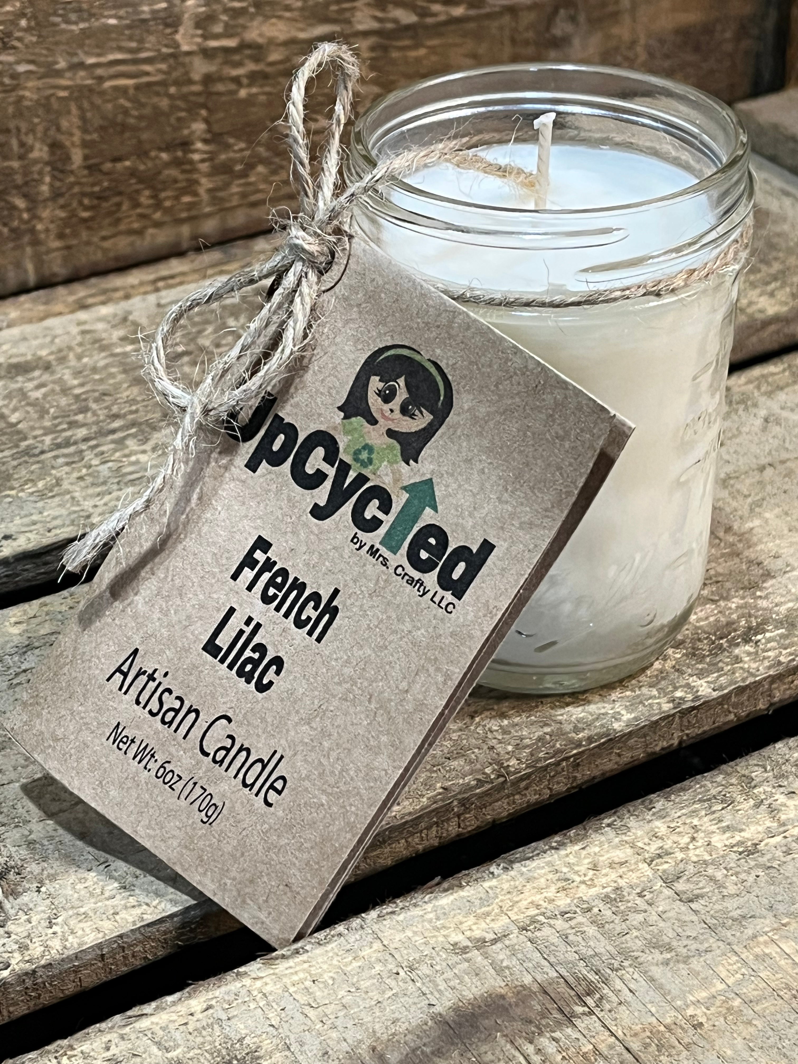 French Lilac Candle - 6 OZ  (Tall and Skinny container)
