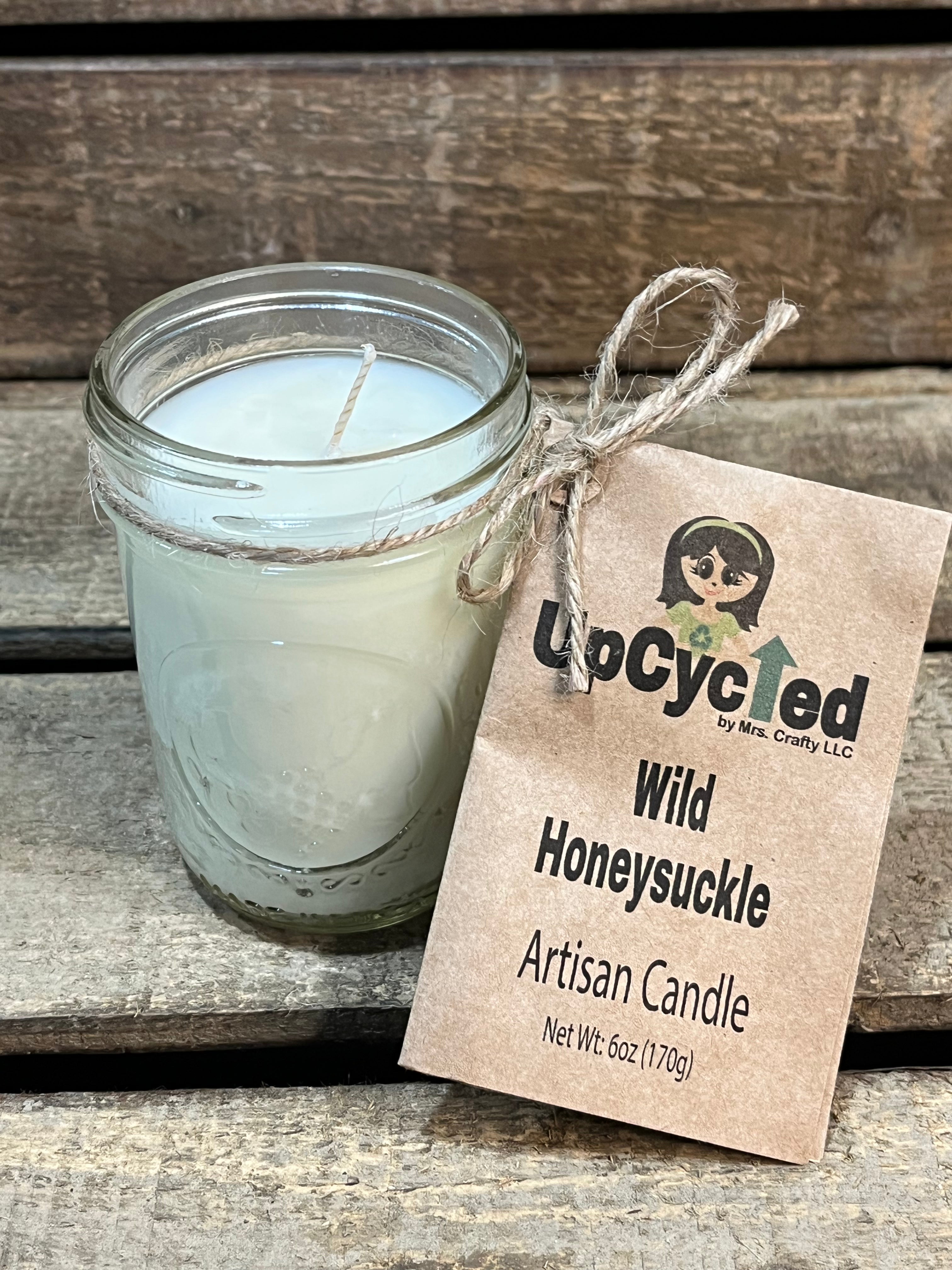 Wild Honeysuckle Candle - 6 OZ  (Tall and Skinny Container)