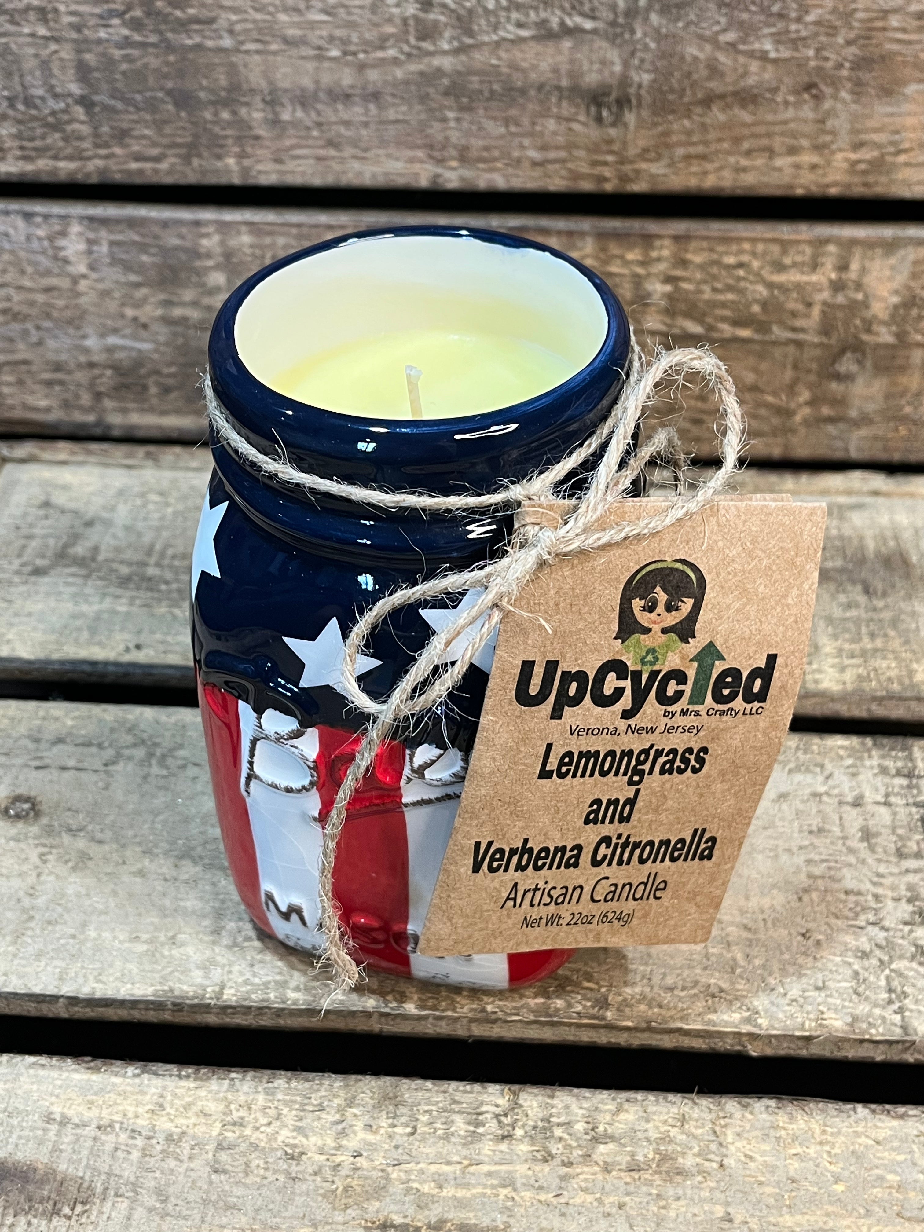 Lemongrass and Verbena Citronella Candle - 22 OZ