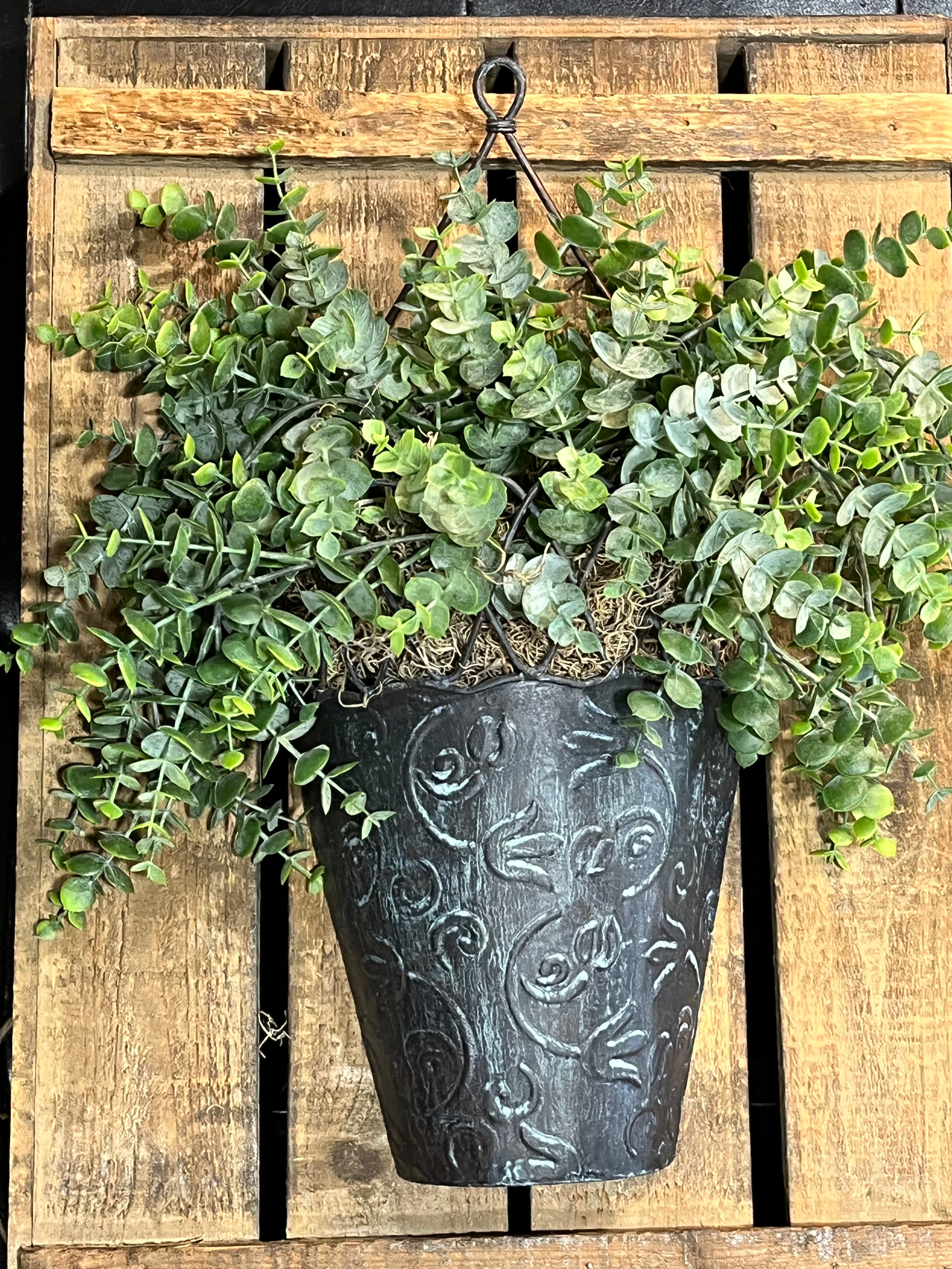Faux Eucalyptus Wall Hanger