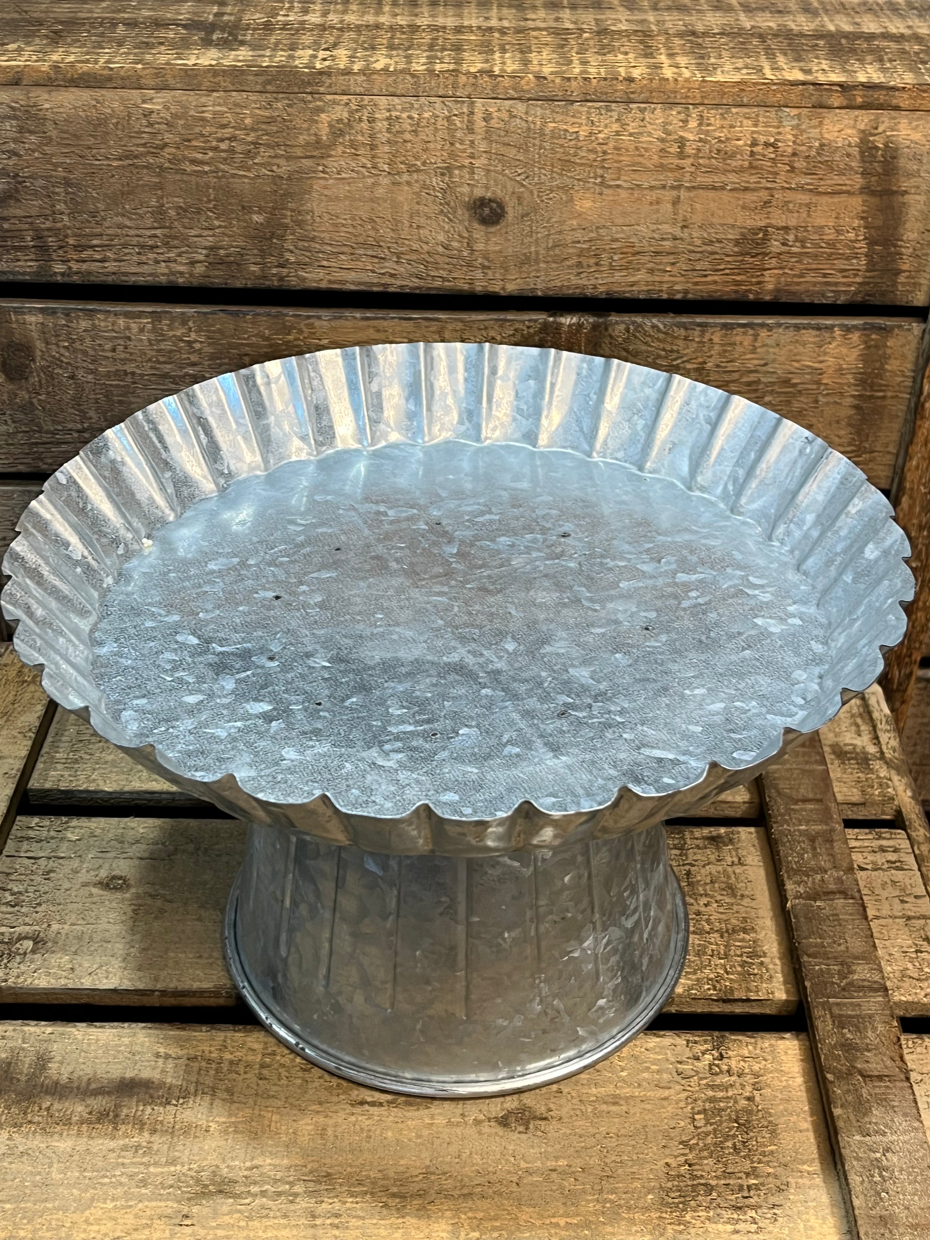 Galvanized Tin Riser - Cake display