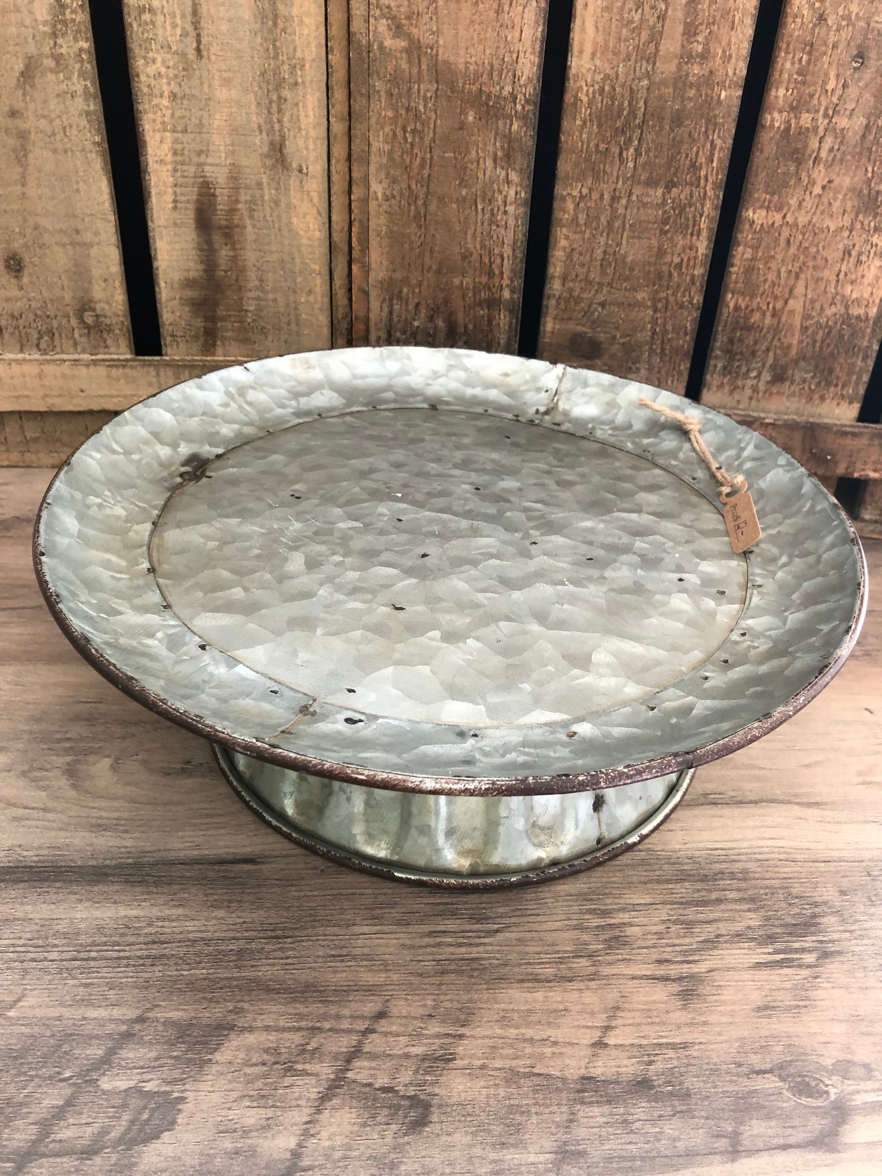 DIstressed Galvanized Tin Riser